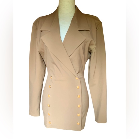 NULLE PART AILLEURS BAUDURET PARIS JACKET SKIRT SET SUIT ELASTIC 1980s VINTAGE - Picture 5 of 7